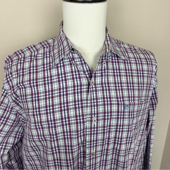 Southern Tide Men’s Plaid Check Button Down | Size L - Picture 3 of 8